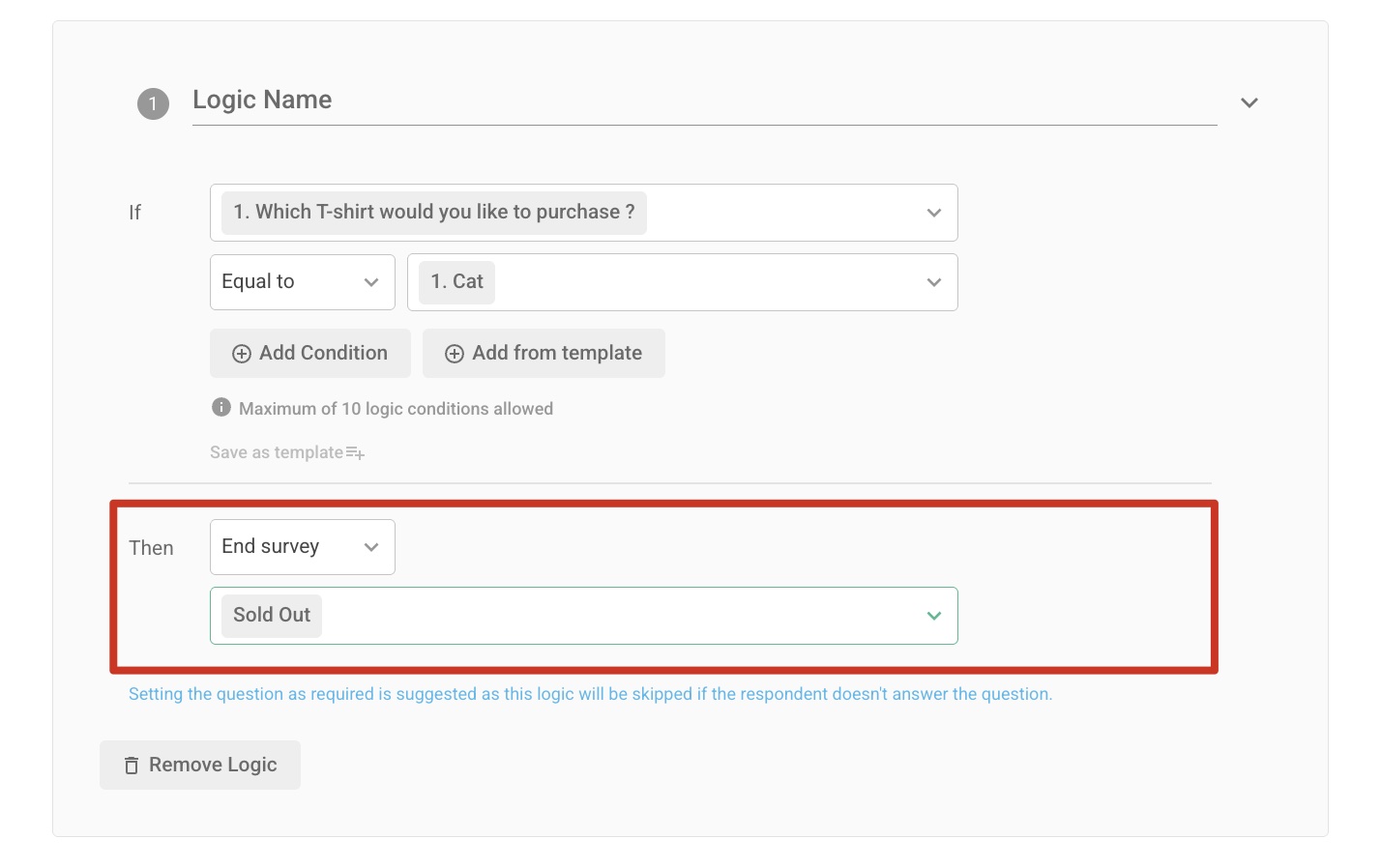 Advanced Logic｜SurveyCake Help Center