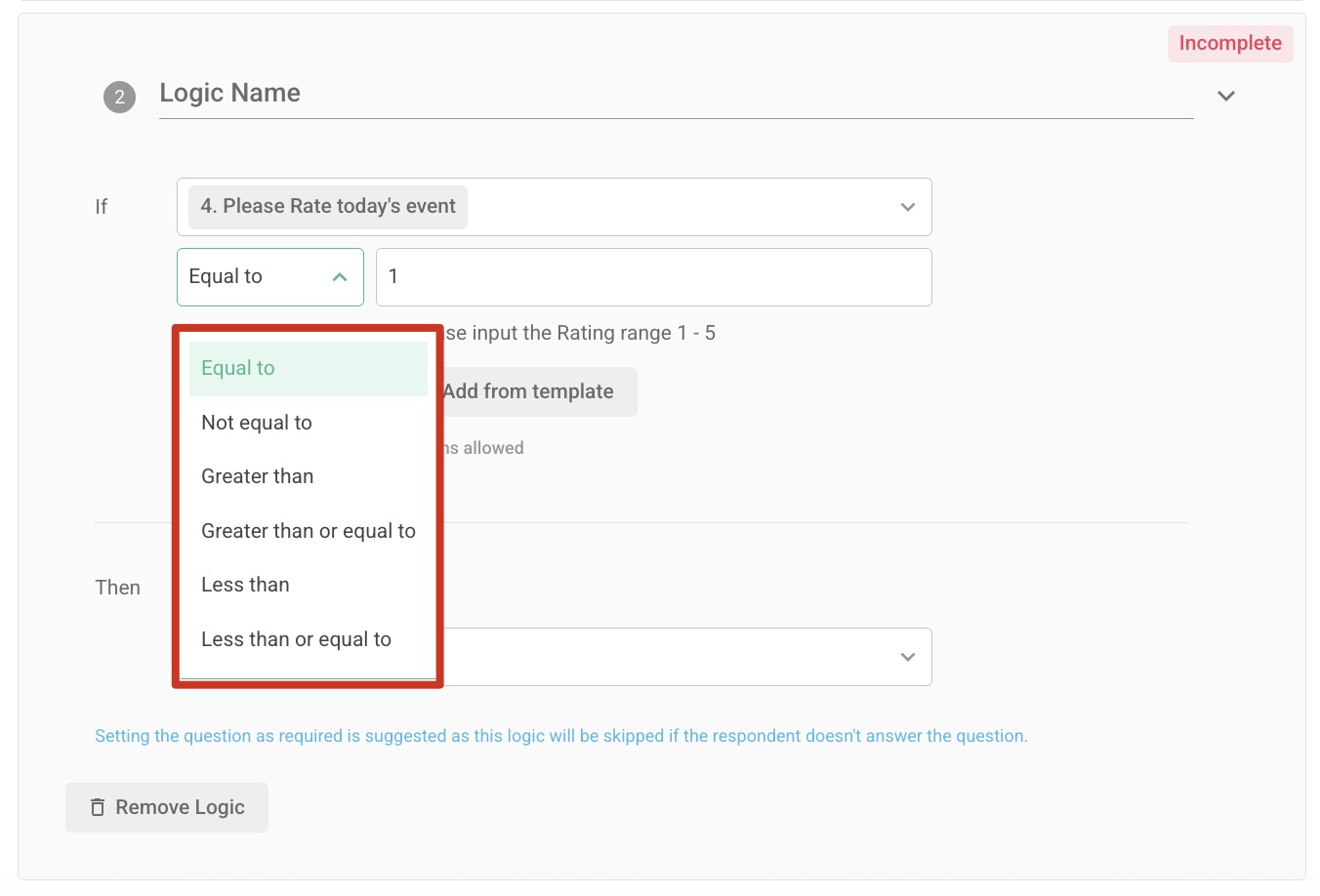 Advanced Logic｜SurveyCake Help Center