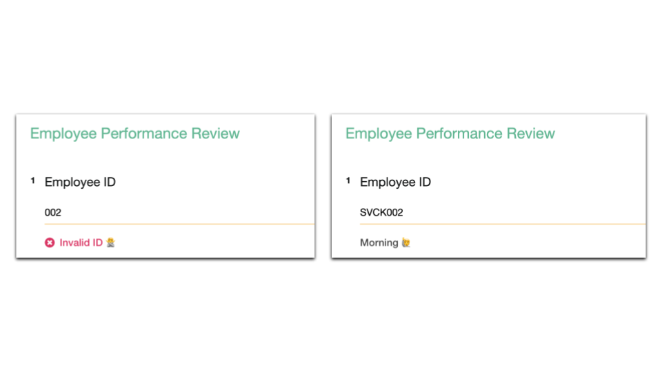 API - Text Validation|SurveyCake Help Center