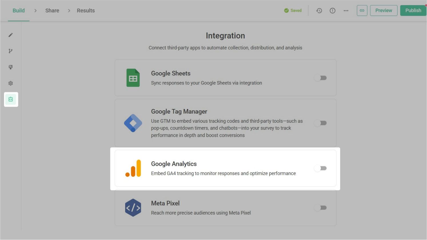 Google Analytics 4｜SurveyCake Help Center